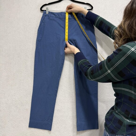 Patagonia Pants Womens 6 Blue Organic Cotton Twill Chino Straight Leg Stretch - Picture 9 of 12